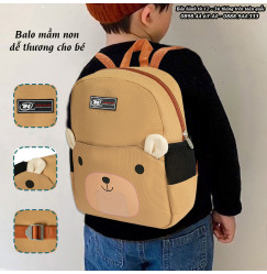 Balo mầm non gấu nâu TNBags TN.B 3022 Balo mầm non gấu nâu TNBags TN.B 3022