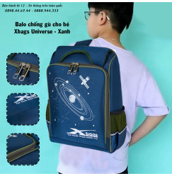 BALO CHỐNG GÙ CHO BÉ TRAI XBAGS UNIVERSE - XANH BALO CHỐNG GÙ CHO BÉ TRAI XBAGS UNIVERSE - XANH